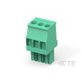 Te Connectivity Str Plug  3.5mm  Green  RH  3 1986370-3